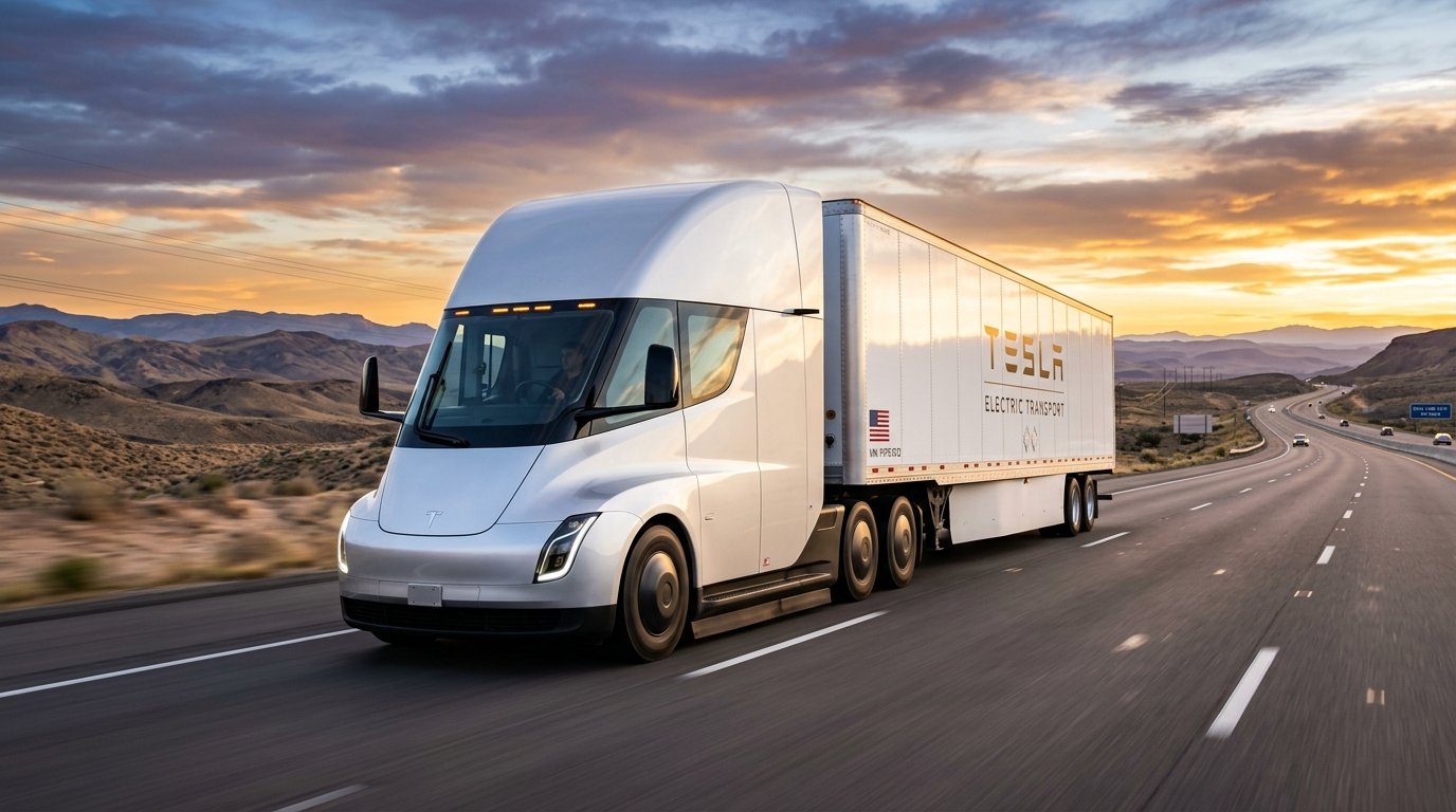 Tesla, Elektrikli Tır Modeli Semi’nin Teslimatlarına Başlıyor